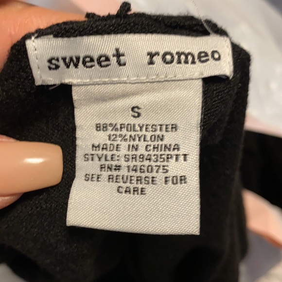 Sweet Romeo Simple Open Drape Pocket Cardigan NWT - Picture 5 of 6